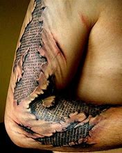 Image result for Ripped Skin Tattoo Designs