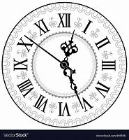 Image result for Vintage Clock Vector