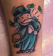 Image result for Monopoly Man Tattoo Drawing