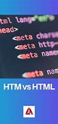 Image result for HTM vs HTML