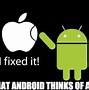 Image result for Android X iPhone Meme