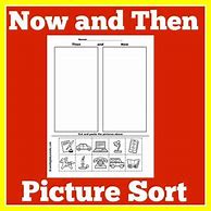 Image result for Then and Now Preschool Worksheet
