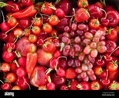 Image result for Red Fruits and Veggies