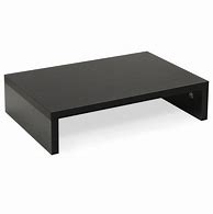 Image result for Wood Monitor Stand Black