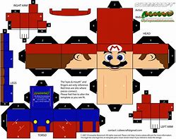 Image result for Super Mario Bros Papercraft