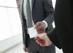 Image result for Exchanging Business Cards