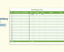 Image result for Basic Inventory Template