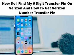 Image result for Verizon Transfer Pin