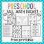 Image result for Fall Preschool Math