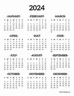 Image result for Free Printable Calendar Pages 2024