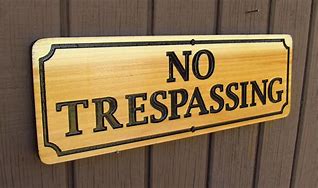 Image result for No Trespassing Signs with Gun