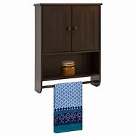 Image result for Cabinet with Towel Bar