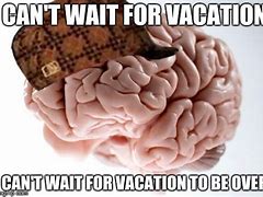 Image result for Vacation Brain Meme