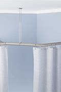Image result for Supporting an L-shaped Shower Curtain Rail