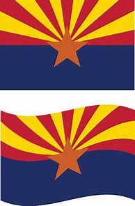 Image result for Arizona State Flag Flying