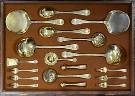 Image result for Silver Gilt Cutlery