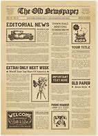 Image result for Vintage Newspaper Template Free