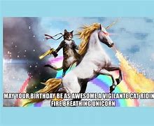 Image result for Purple Unicorn Birthday Meme