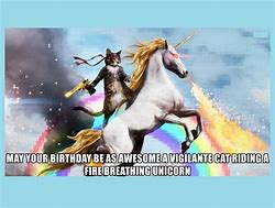Image result for Unicorn Birthday Meme