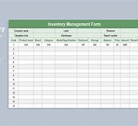 Image result for Template for Inventory