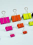 Image result for Colored Binder Clips