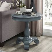 Image result for Round Pedestal Side Table