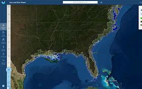 Image result for 2100 Sea Level Rise Map