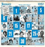 Image result for Calendar Poster 1980