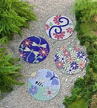 Image result for Decorative Garden Stepping Stones