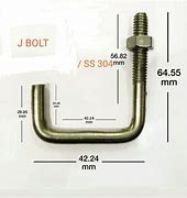Image result for Stainless Steel J-Hook Bolt