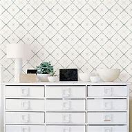 Image result for Grey and White Trellis Wallpaper
