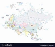 Image result for Political Map of Europe and Asia