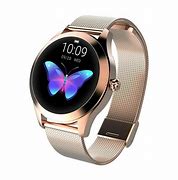 Image result for Round Golden Smart Watch for Women