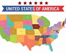 Image result for USA Political Map Colored