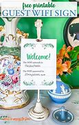 Image result for Free Printable Guest Wi-Fi Sign