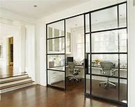 Image result for Home Office Doors with Glass and Wall