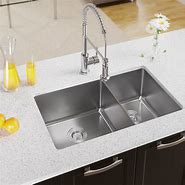 Image result for Stainless Steel Undermount Double Sink