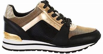 Image result for black and gold sneakers