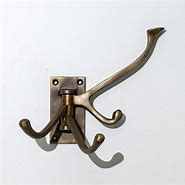Image result for Brass Finish Coat Hooks