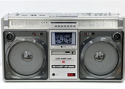Image result for Gray Sharp Boombox