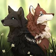 Image result for 2 Anime Wolf Girl