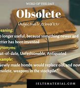 Image result for Obselete Example