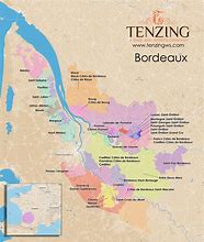 Image result for Bordeaux France Wine Region Map