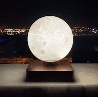 Image result for Galaxy Moon Lamp GIF