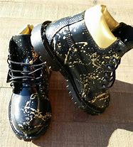 Image result for Black and Gold Timberland Boots