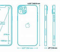Image result for iPhone 14 Plus Template Actual Size