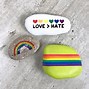 Image result for Rainbow Rock Painting Ideas