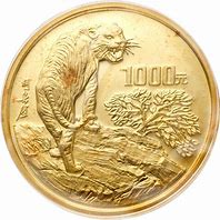 Image result for Gold Chinese Tiger Coin