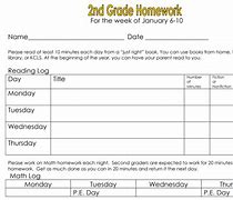 Image result for 8th Grade Reading Log Template