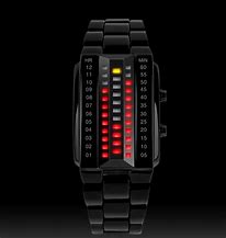 Image result for Unisex Red LED Watch